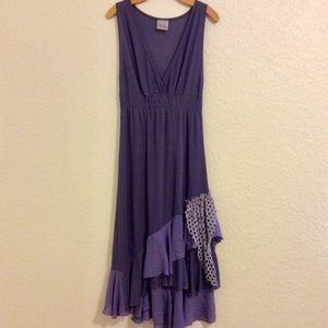 Noelle Purple Maxi Festival Dress